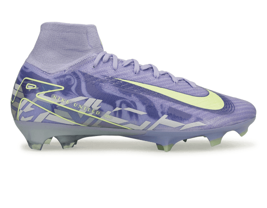 Nike Men's United Mercurial Superfly 10 Elite FG Purple Agate/Barely Volt