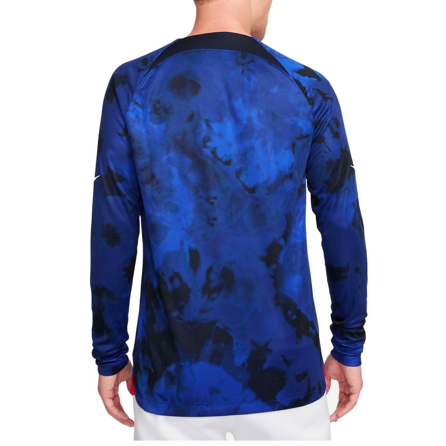 Nike Men's USA 2022/23 Away Long Sleeve Jersey Bright Blue/White