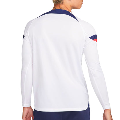 Nike Men's USA 2022/23 Home Long Sleeve Jersey White/Loyal Blue