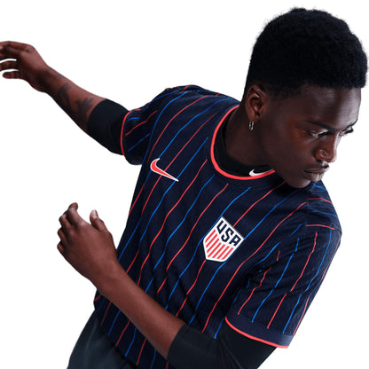 Nike Men's USA 2025/26 Dri-FIT ADV Away Jersey Navy/Red