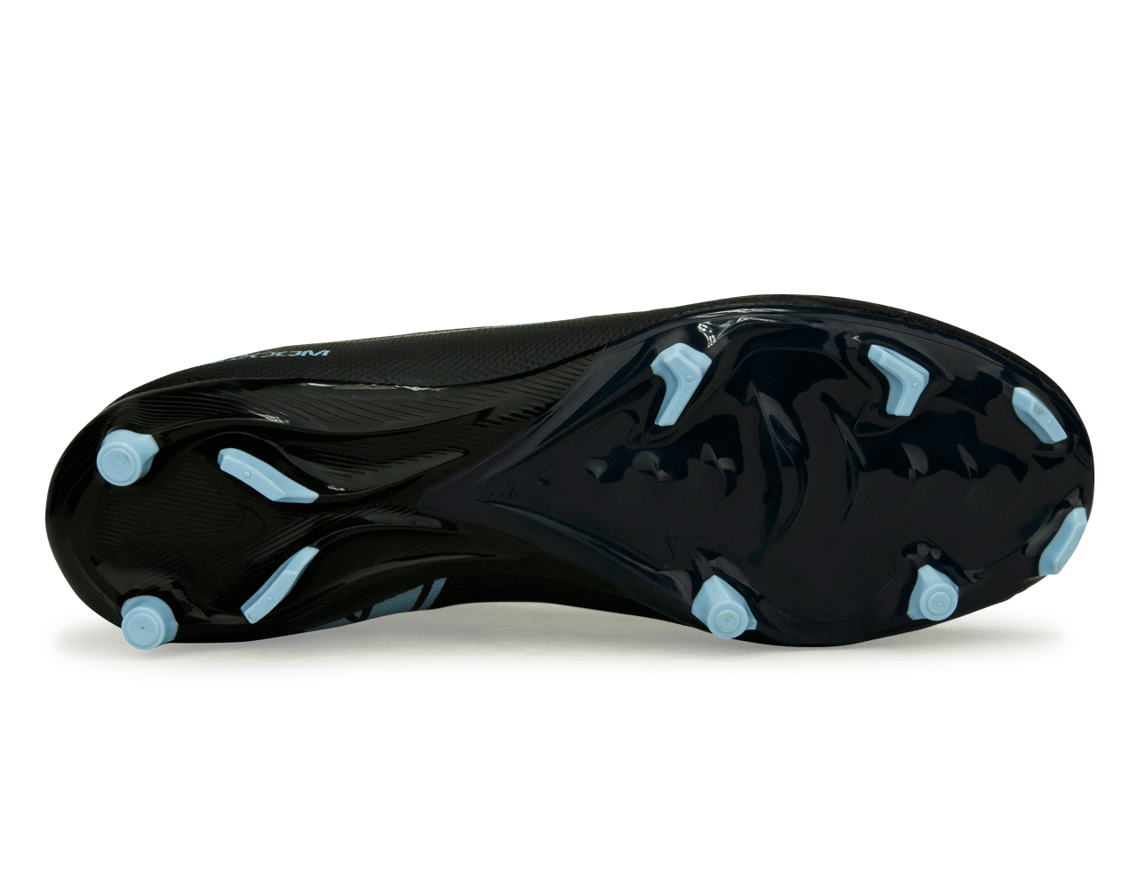 Nike Men's Zoom Mercurial Superfly 10 Academy FG/MG Black/Ice Blue