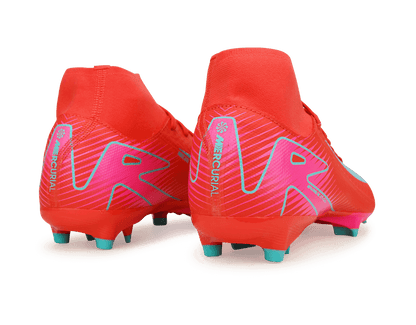 Nike Men's Zoom Mercurial Superfly 10 Academy FG/MG Ember Glow/Aurora Green