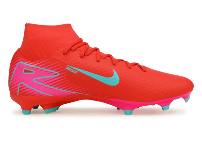 Nike Men's Zoom Mercurial Superfly 10 Academy FG/MG Ember Glow/Aurora Green