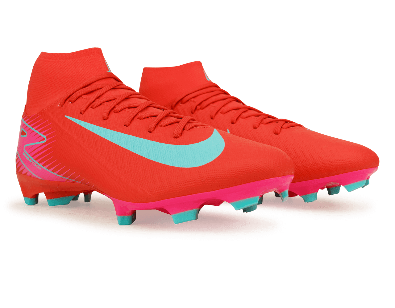 Nike Men's Zoom Mercurial Superfly 10 Academy FG/MG Ember Glow/Aurora Green