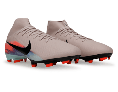 Nike Men's Zoom Mercurial Superfly 10 Academy FG/MG Silt Red/Racer Blue