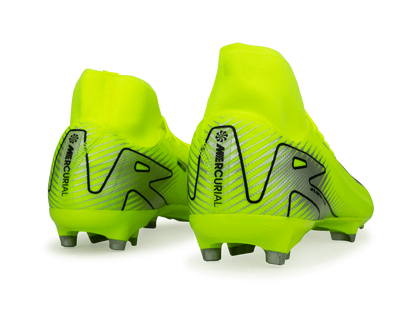 Nike Men's Zoom Mercurial Superfly 10 Academy FG/MG Volt/Black