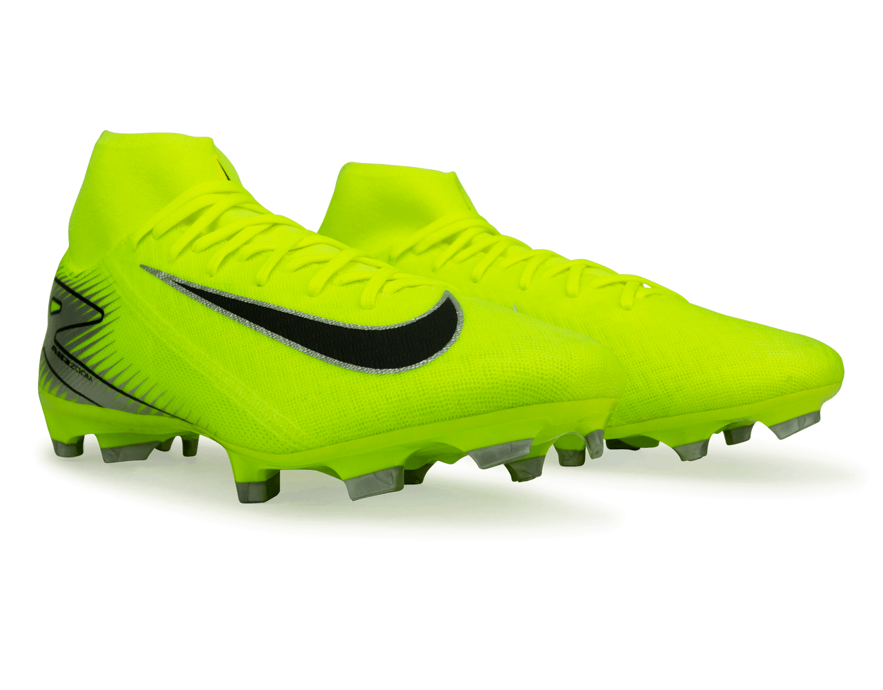 Nike Men's Zoom Mercurial Superfly 10 Academy FG/MG Volt/Black