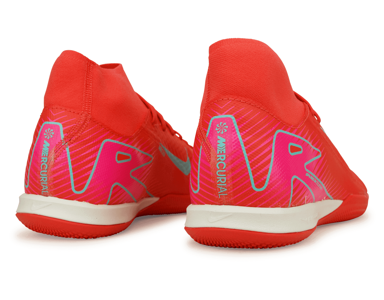 Nike Men's Zoom Mercurial SuperFly 10 Academy IC Ember Glow/Aurora Green