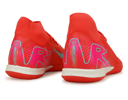 Nike Men's Zoom Mercurial SuperFly 10 Academy IC Ember Glow/Aurora Green