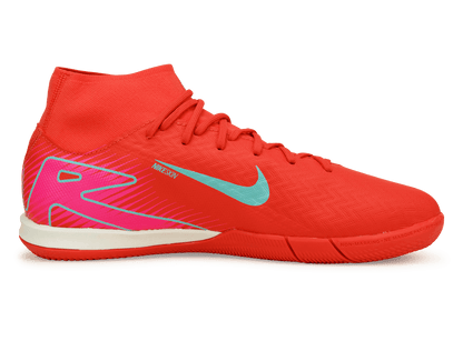 Nike Men's Zoom Mercurial SuperFly 10 Academy IC Ember Glow/Aurora Green