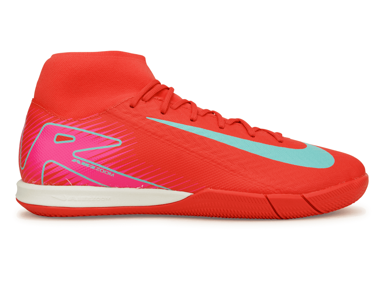 Nike Men's Zoom Mercurial SuperFly 10 Academy IC Ember Glow/Aurora Green