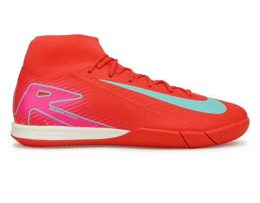 Nike Men's Zoom Mercurial SuperFly 10 Academy IC Ember Glow/Aurora Green