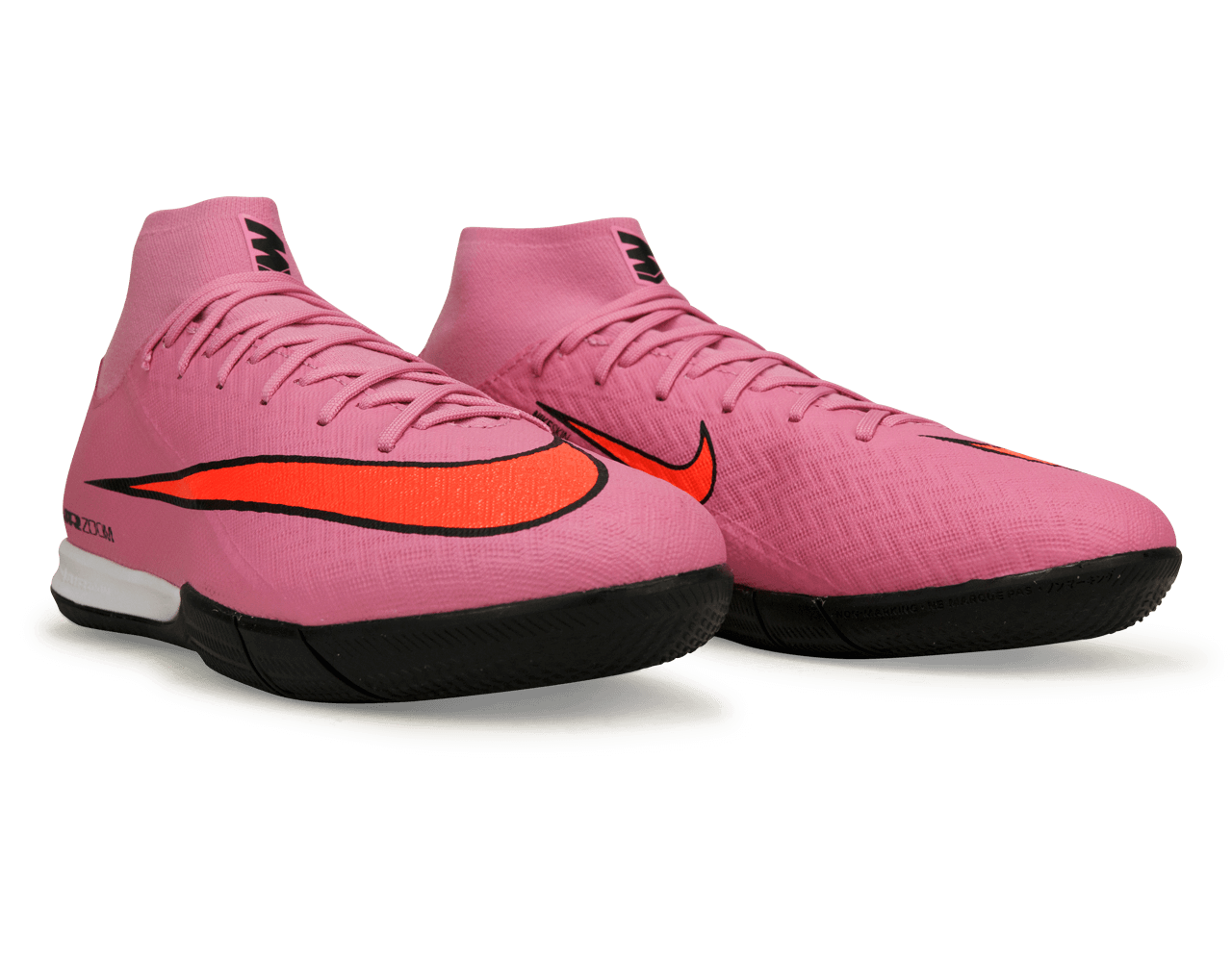 Nike Men's Zoom Mercurial Superfly 10 Academy IC Magic Flamingo/Black