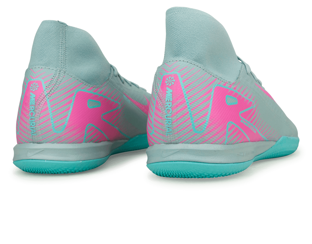 Nike Men's Zoom Mercurial Supefly 10 Academy IC Ocean Cube/Pink Blast