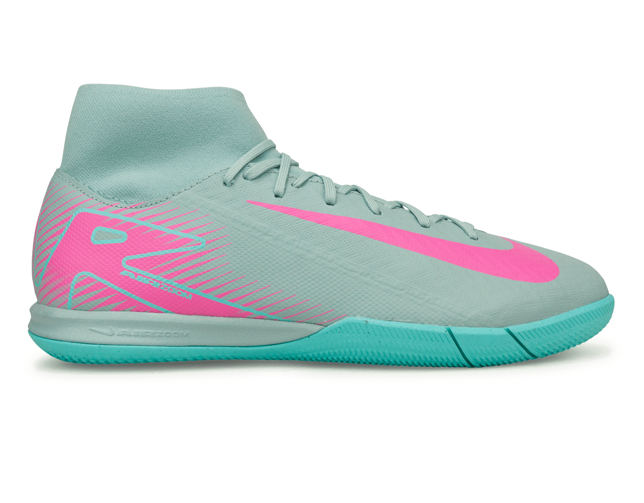 Nike Men's Zoom Mercurial Supefly 10 Academy IC Ocean Cube/Pink Blast