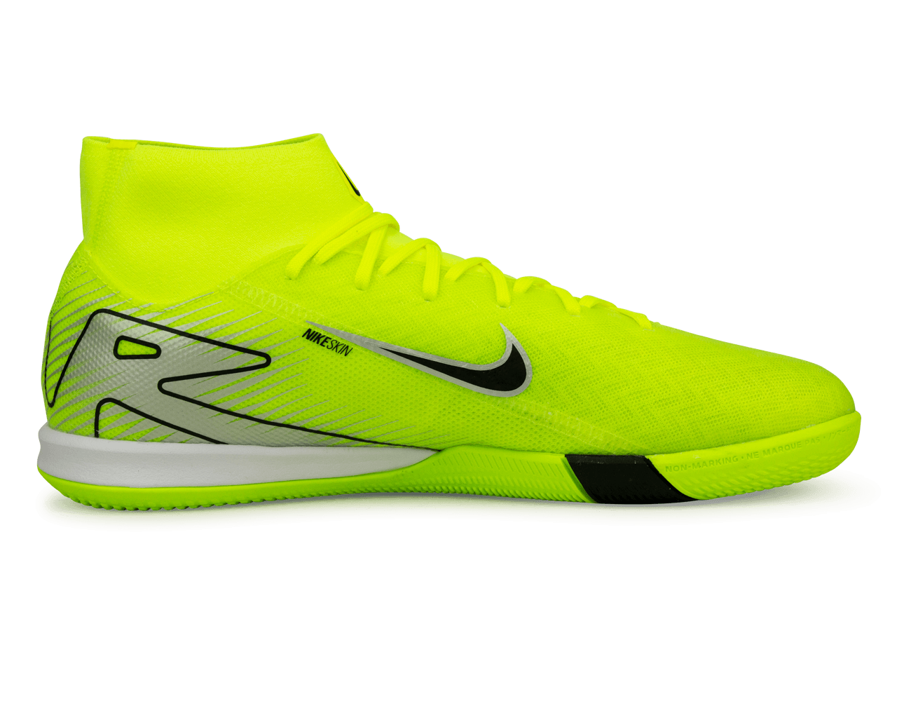 Nike Men's Zoom Mercurial Superfly 10 Academy IC Volt/Black