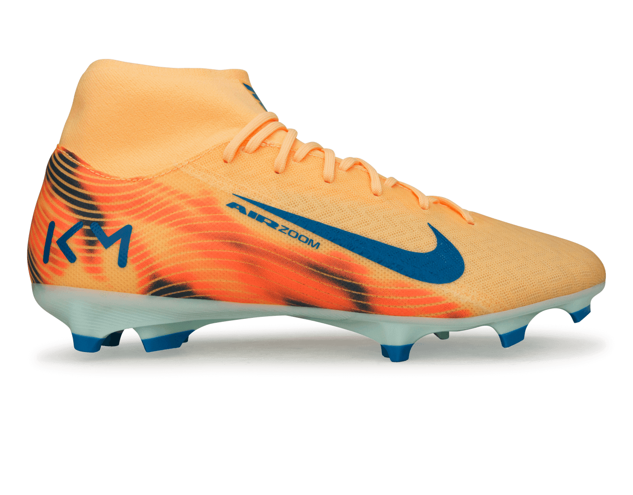 Nike Men's Zoom Mercurial Superfly 10 Academy 'Kylian Mbappe' FG/MG Melon Tint/Igloo