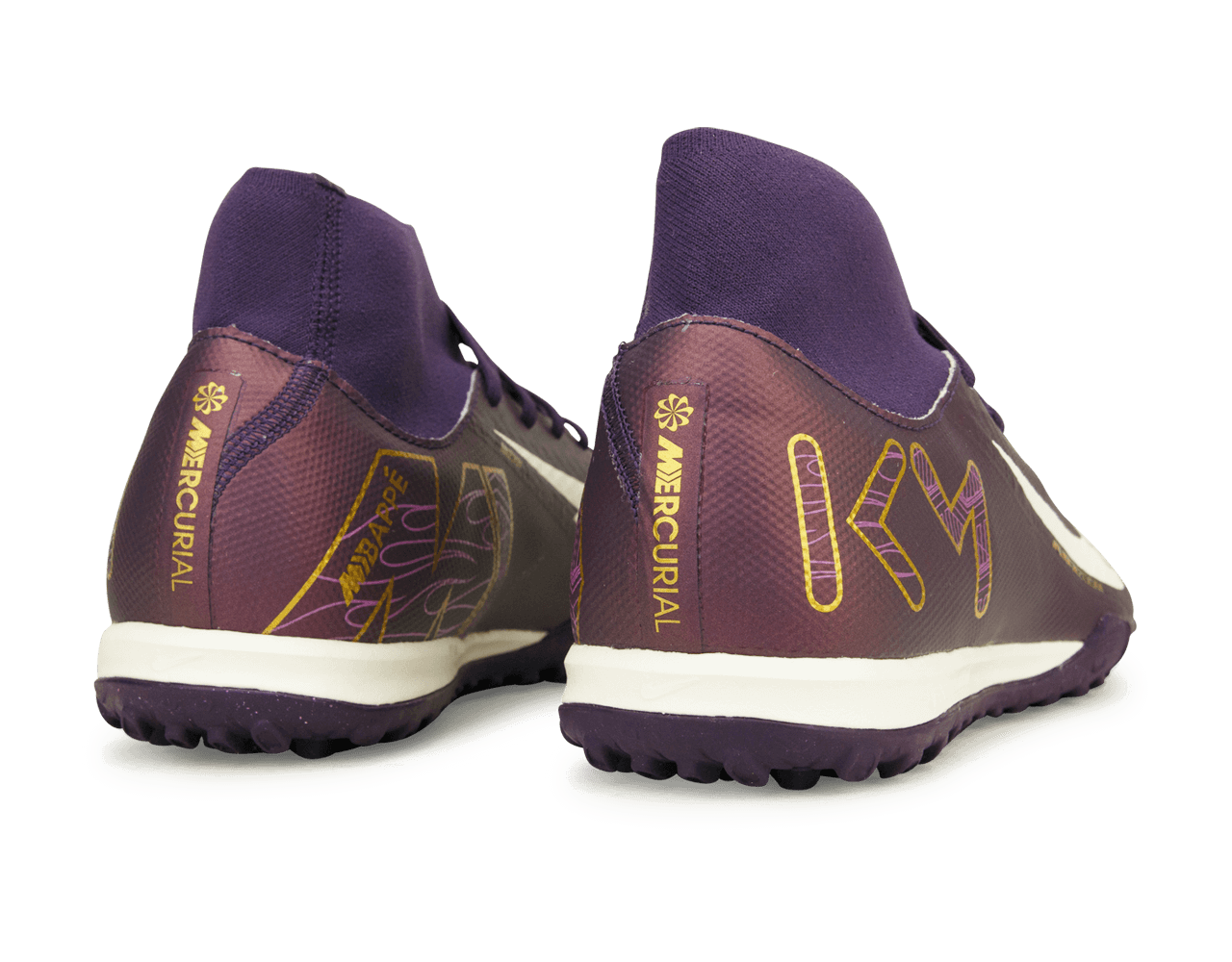 Nike Men's Zoom Mercurial Superfly 10 Academy KM TF Grand Purple/Pale Ivory