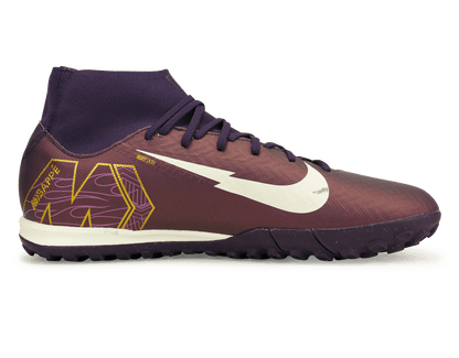Nike Men's Zoom Mercurial Superfly 10 Academy KM TF Grand Purple/Pale Ivory