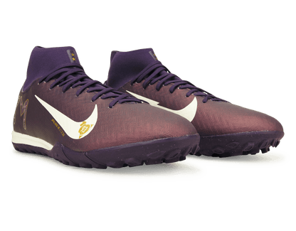 Nike Men's Zoom Mercurial Superfly 10 Academy KM TF Grand Purple/Pale Ivory