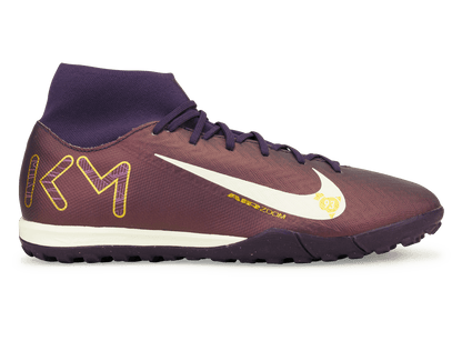 Nike Men's Zoom Mercurial Superfly 10 Academy KM TF Grand Purple/Pale Ivory