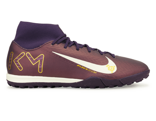 Nike Men's Zoom Mercurial Superfly 10 Academy KM TF Grand Purple/Pale Ivory