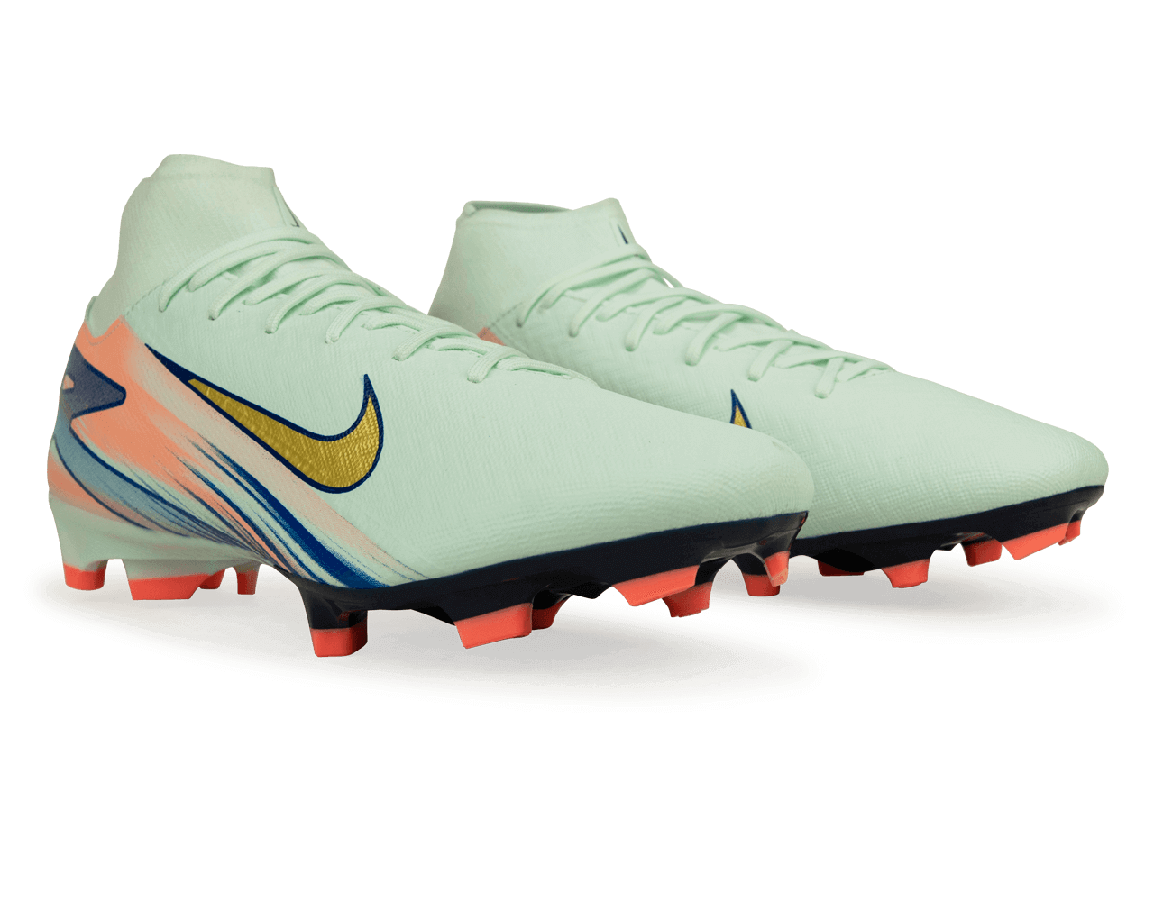 Nike Men's Zoom Mercurial Superfly 10 Academy MDS 009 FG/MG Barely Green/Metallic Gold