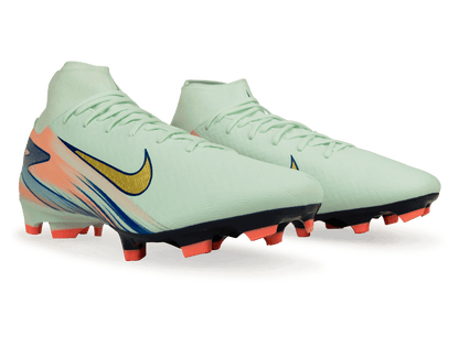 Nike Men's Zoom Mercurial Superfly 10 Academy MDS 009 FG/MG Barely Green/Metallic Gold