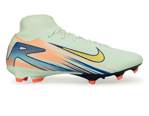 Nike Men's Zoom Mercurial Superfly 10 Academy MDS 009 FG/MG Barely Green/Metallic Gold