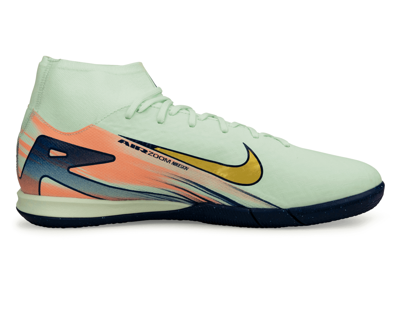 Nike Men's Zoom Mercurial Superfly 10 Academy MDS 009 IC Barely Green/Metallic Gold