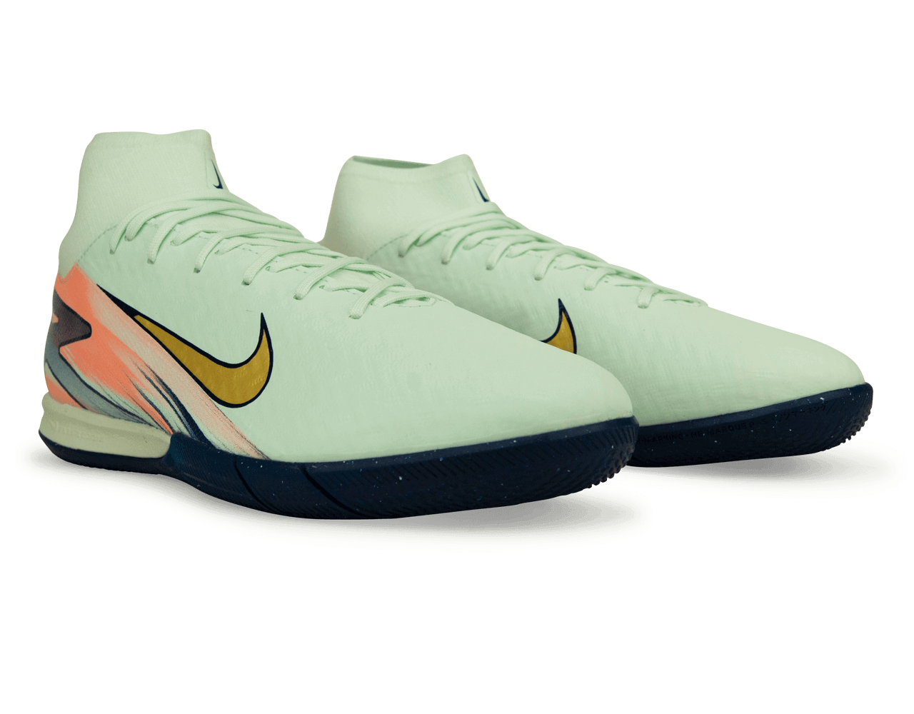 Nike Men's Zoom Mercurial Superfly 10 Academy MDS 009 IC Barely Green/Metallic Gold