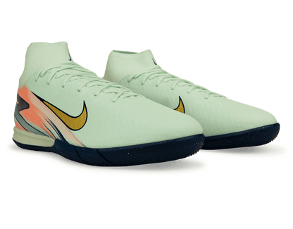 Nike Men's Zoom Mercurial Superfly 10 Academy MDS 009 IC Barely Green/Metallic Gold