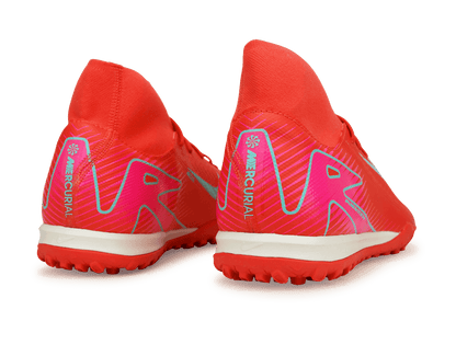 Nike Men's Zoom Mercurial Superfly 10 Academy TF Ember Glow/Aurora Green