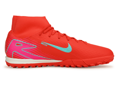 Nike Men's Zoom Mercurial Superfly 10 Academy TF Ember Glow/Aurora Green