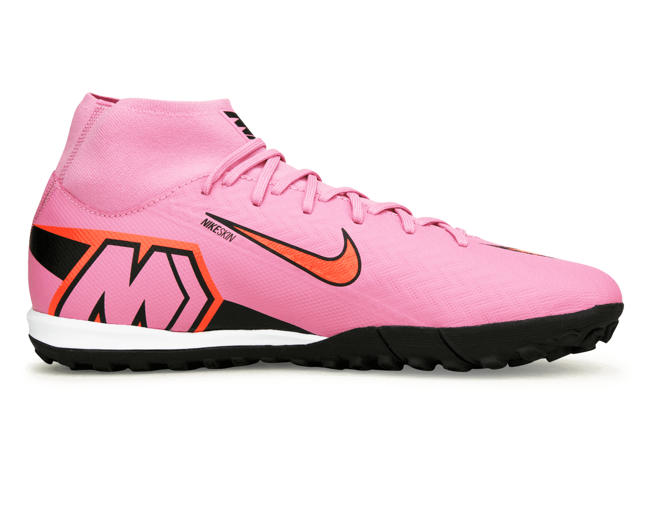 Nike Men's Zoom Mercurial Superfly 10 Academy TF Magic Flamingo/Black