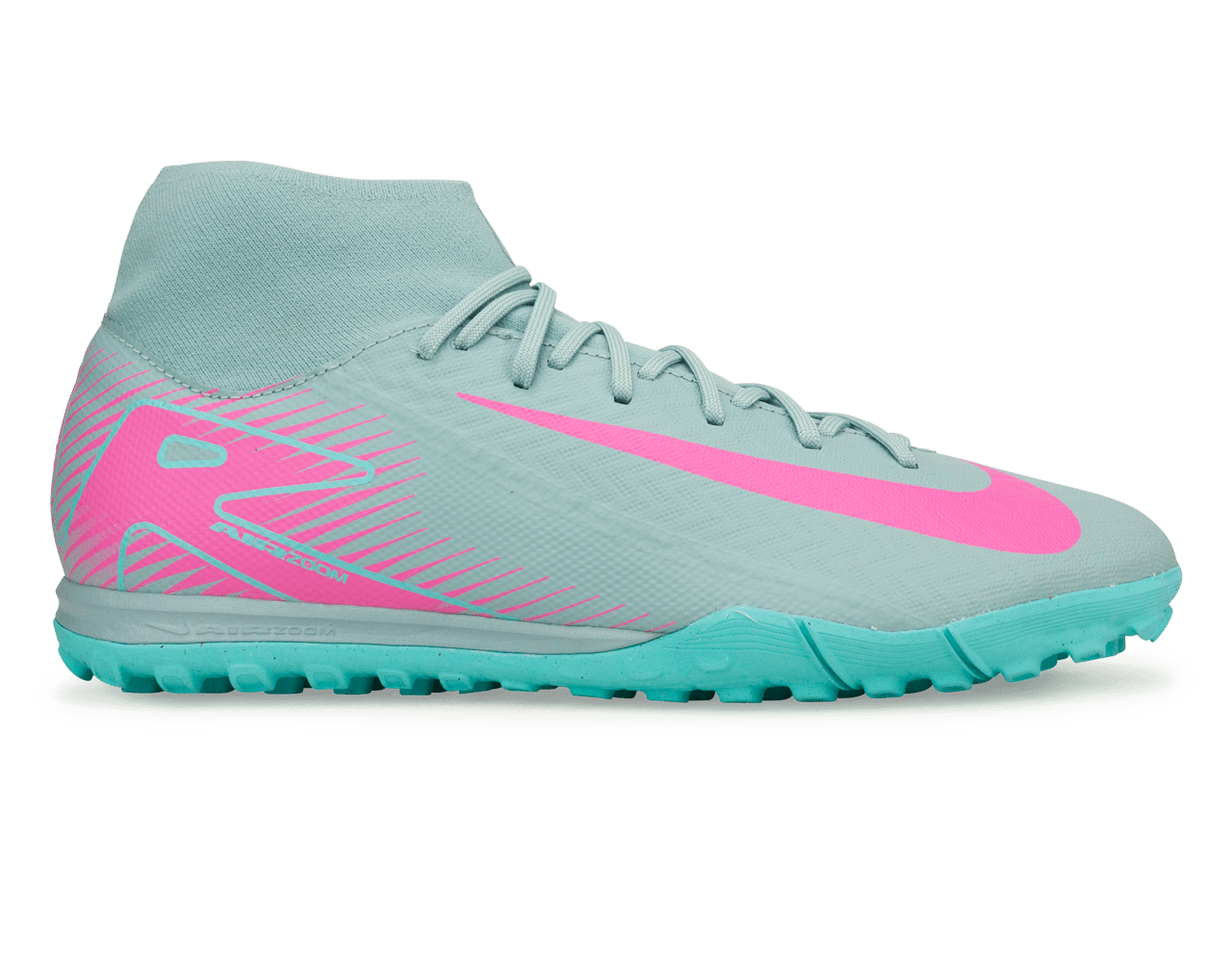 Nike Men's Zoom Mercurial Superfly 10 Academy TF Ocean Cube/Pink Blast