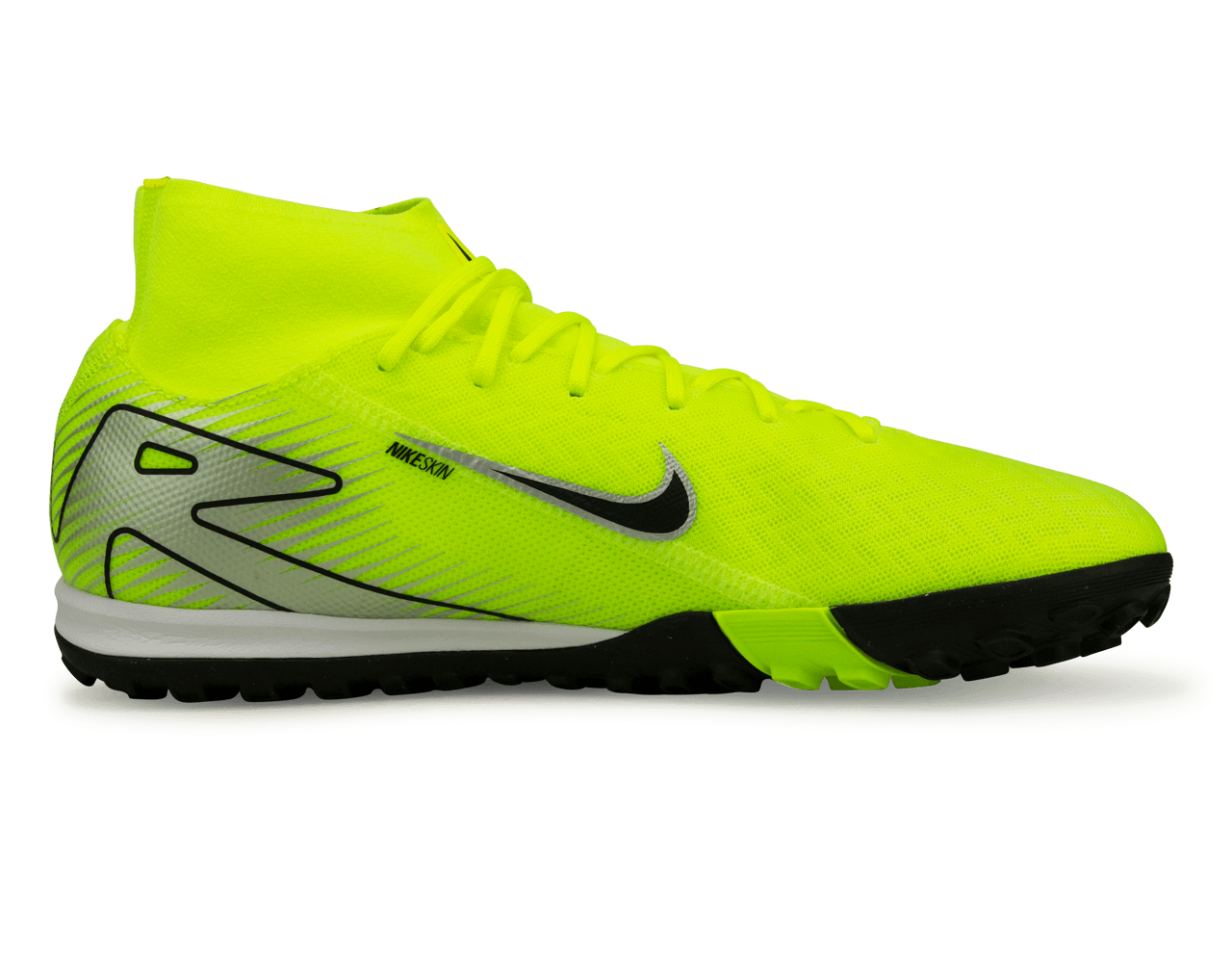 Nike Men's Zoom Mercurial Superfly 10 Academy TF Volt/Black