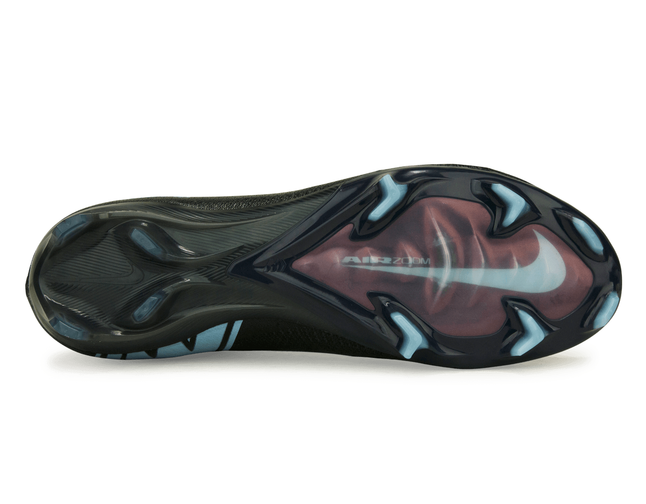 Nike Men's Zoom Mercurial Superfly 10 Elite FG  Black/Ice Blue