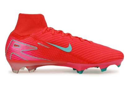 Nike Men's Zoom Mercurial Superfly 10 Elite FG Ember Glow/Aurora Green