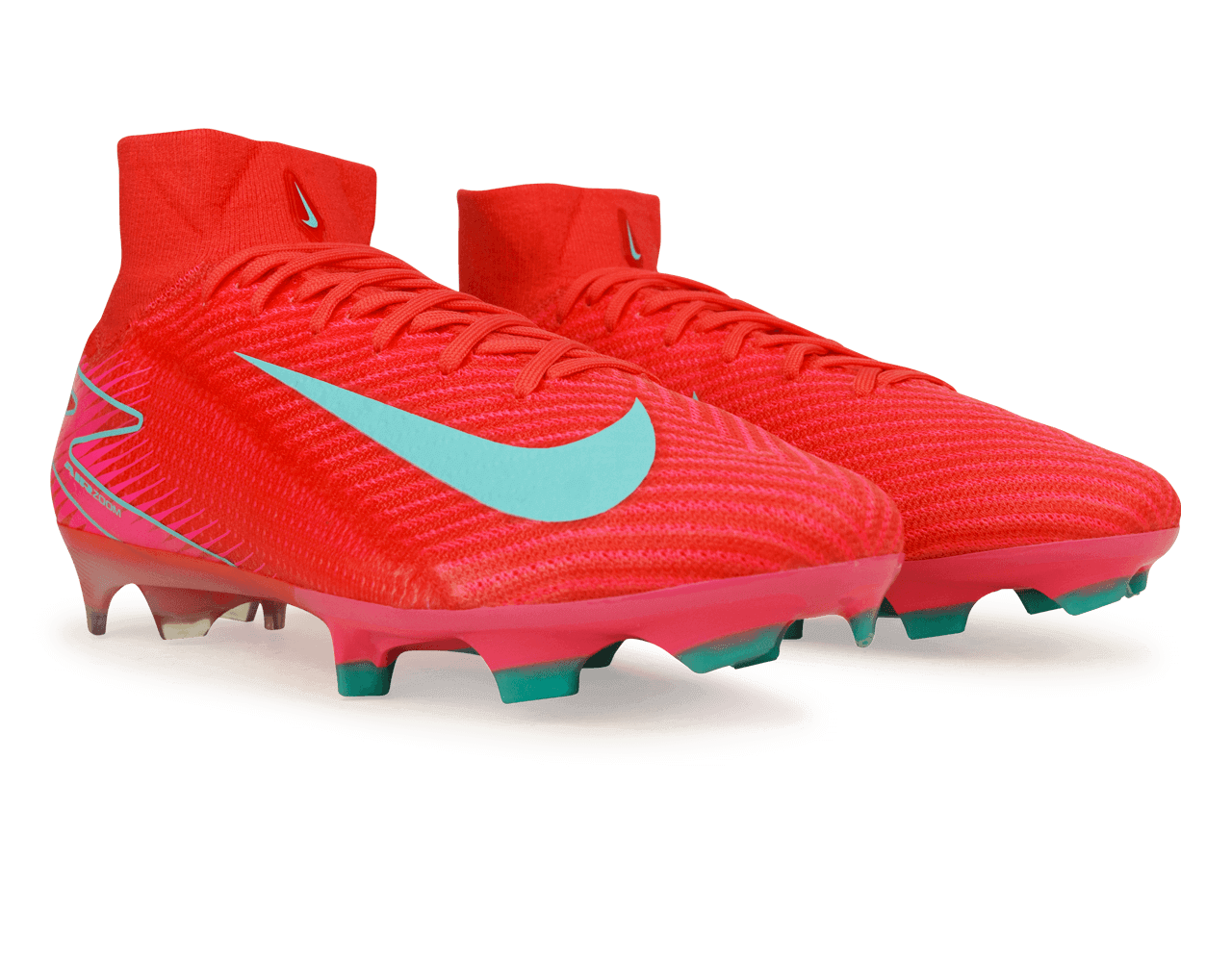 Nike Men's Zoom Mercurial Superfly 10 Elite FG Ember Glow/Aurora Green