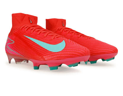 Nike Men's Zoom Mercurial Superfly 10 Elite FG Ember Glow/Aurora Green