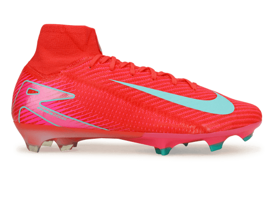 Nike Men's Zoom Mercurial Superfly 10 Elite FG Ember Glow/Aurora Green