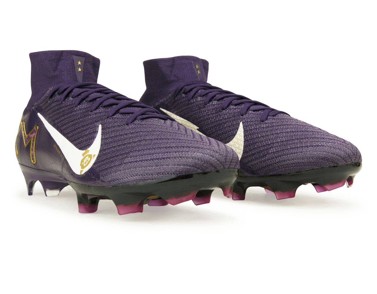 Nike Men's Zoom Mercurial Superfly 10 Elite KM FG Grand Purple/Pale Ivory