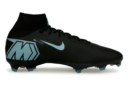 Nike Men's Zoom Mercurial Superfly 10 Pro FG Black/Ice Blue
