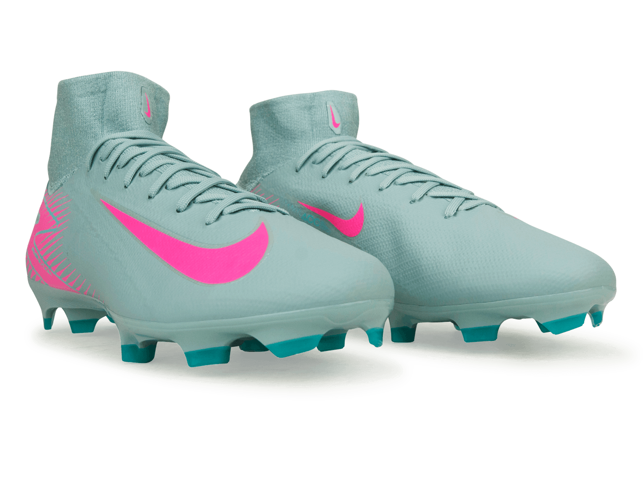 Nike Men's Zoom Mercurial Superfly 10 Pro FG Ocean Cube/Pink Blast