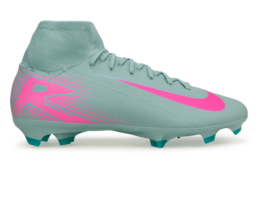 Nike Men's Zoom Mercurial Superfly 10 Pro FG Ocean Cube/Pink Blast