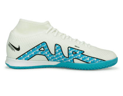 Nike Men's Zoom Mercurial Superfly 9 Academy IC White/Pink Blast