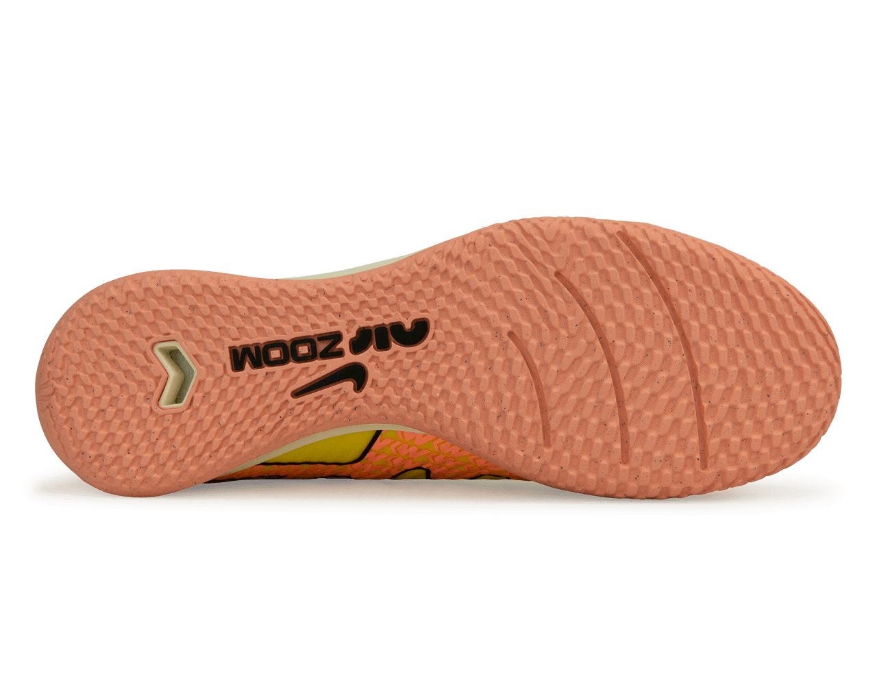 Nike Men's Zoom Mercurial Superfly 9 Academy IC Yellow Strike/Sunset Glow