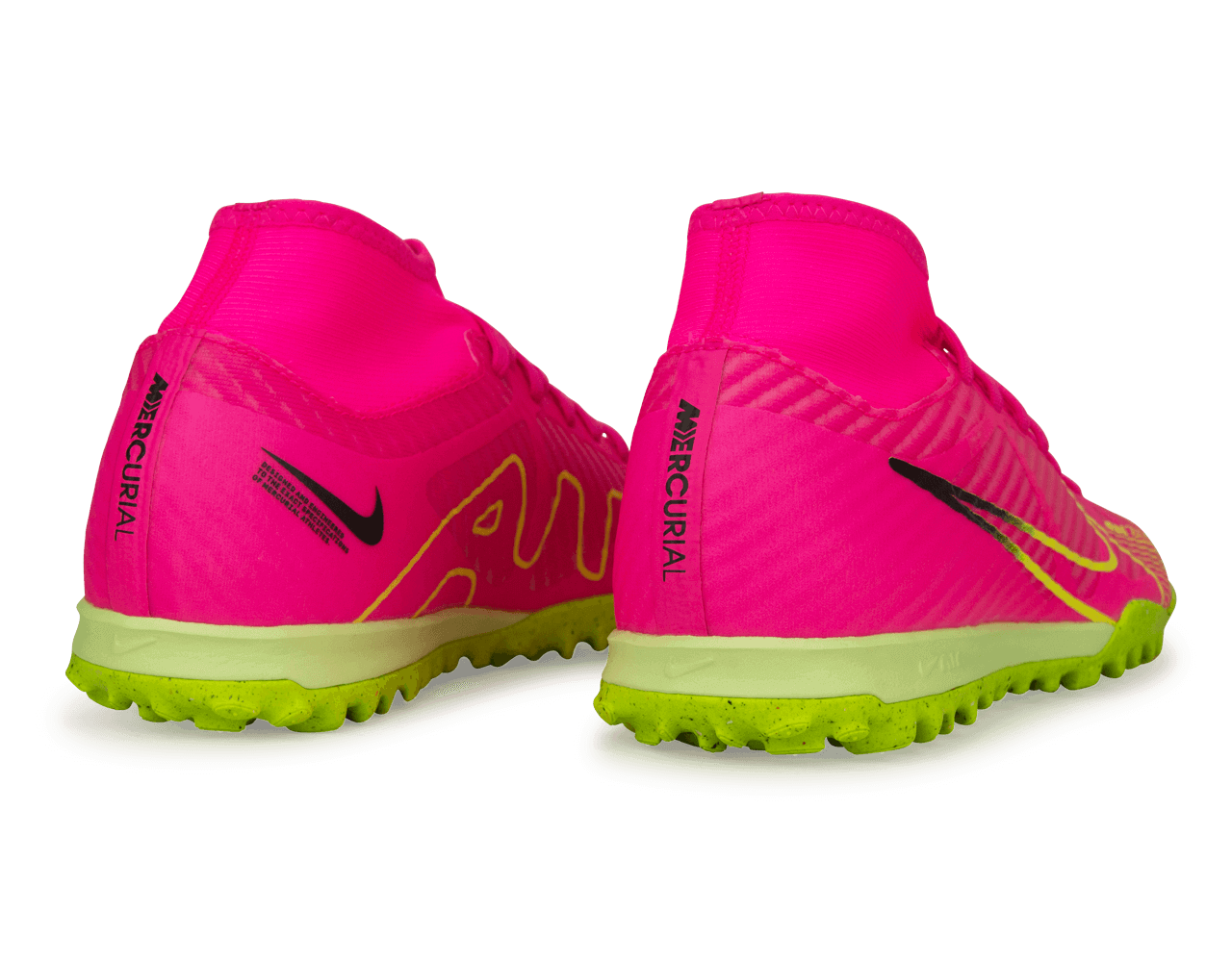 Nike Men's Zoom Mercurial Superfly 9 Academy TF Pink/Volt