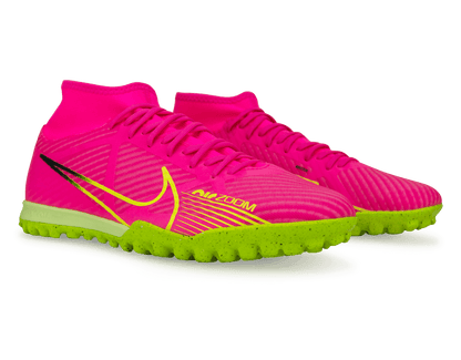 Nike Men's Zoom Mercurial Superfly 9 Academy TF Pink/Volt